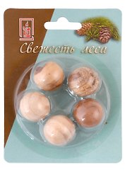 Набор аромашариков Свежесть леса (дерево) (5 шт)