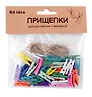 Прищепки декоративные цветные