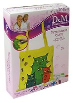 Набор для росписи Сумочка Коты (13597) (7+) (38х37) (Делай с мамой)