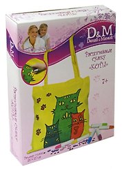 Набор для росписи Сумочка Коты (13597) (7+) (38х37) (Делай с мамой)