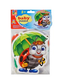 Игр. набор Мяг. пазлы Baby Puzzle Насекомые Забав. насекомые (VT1106-06) (2+)