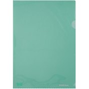 Папка-уголок А4 "Glossy Classic" пластик, зеленый, Erich Krause