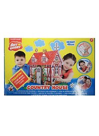 Игровой домик для раскр. Artberry/Country House/мал (39224) (высота/48см) (+гелевые мелки/6шт.) (3+) (коробка)