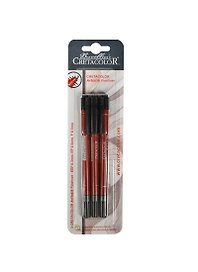 Ручки капиллярные 3 шт черные неперманентные "Fineliner", блистер, Cretacolor