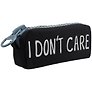 Пенал с большой молнией "I don't care", 21.5 х 10.5 см