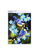 Кпн-059 Картина по номерам Синички (ПочСебяХуд) (38х28,5 см) (коробка) (LORI)