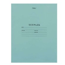 Тетрадь в линейку Hatber «Зеленая» 12 листов