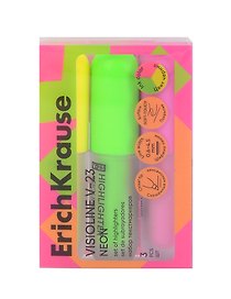 Текстовыделители «Visioline V-23 Neon» 3 цвета, Erich Krause