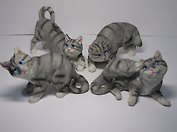 Фигурка декоративная Кошка (06-16) (10х6) (4 вида)