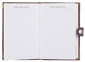 Ежедневник, Лезар, 10х14 см, 240 стр, в мягком перелете, на кнопке - 1