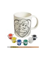 Кружка для росписи Disney Русалочка Ариэль (1271-20) (178069) (+краски+кисть) (3+) (коробка) (в кор. 48шт)