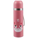 Термос матовый Cat розовый (металл) (500 мл) (12-16074-ZK-A-82)