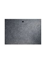 Папка-конверт А4 "Felt" на кнопке, серая, иск. войлок, Lejoys