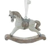 Украшение новогоднее Лошадка-качалка (8х2х5) (763381)