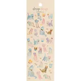 Наклейки 20х7,5 (с клапаном) Коты (№ 1,2)