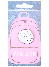 Значок круглый «Кролик», металл, Pin Joy