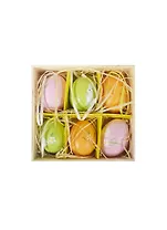 Подарочный набор из шести декоративных яиц Кролики (36907) (15х14х5,2)