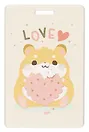 Чехол для карточек вертикальный Хомячок с печеньем Love (ДК2024-462)