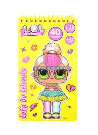 Скетчбук L.O.L. Neon Q.T. (+20 траф.) (+54 накл.) (LB0005)