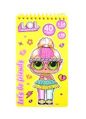 Скетчбук L.O.L. Neon Q.T. (+20 траф.) (+54 накл.) (LB0005)