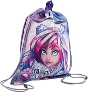 Мешок для сменной обуви Феникс+, "Девушка с барсом"