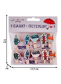 Прищепки декоративные "Санкт- Петербург", 10 шт (упаковка) - 1