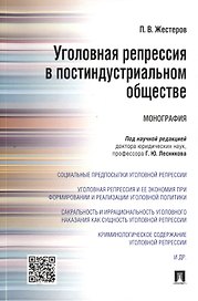 Уголовная репрессия в постиндустриальном обществе.Монография.