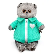 Мягкая игрушка Басик в куртке с сердечком (Ks19-267)