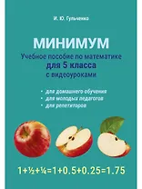 Учебное пособие по математике для 5 класса с видеоуроками. Минимум