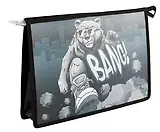 Папка для тетрадей Феникс+, "Крутой гризли", А4, на молнии