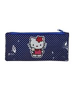 Пенал 1отд. "Hello Kitty" с наполнением (ручка, карандаш, линейка, ластик, грифели), Премьера