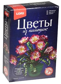 Цв-016 Цветы из пайеток Маргаритки (LORI ) (набор д/творч.) (7+)