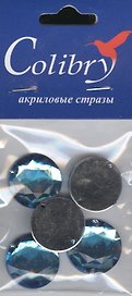 Стразы акриловые Colibry 9 (R20) (круглые) (20 мм) (упаковка)