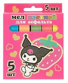 Мелки цветные "Kuromi" 5 цветов, Jumbo - 0