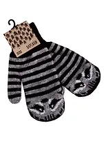 Варежки Енотик (р.18) (акрил)