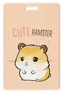 Чехол для карточек вертикальный Kawaii Хомячок Cute Hamster (ДК2024-65)