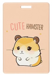 Картхолдер вертикальный «Kawaii Хомячок. Cute Hamster»