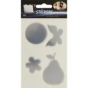 Наклейки зеркальные 10*15 (микс)