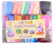 Лёгкий пластилин, 36 цветов