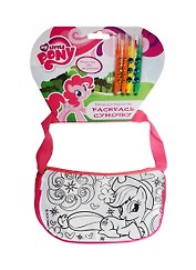 Набор для творч. MultiArt Сумочка для росписи My Little Pony (ST-027-MLP) (+фломастеры+стразы) (на хедере) (в кор. 48шт.)