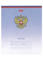 Тетрадь в клетку Hatber, "Триколор", 12 листов, в ассортименте