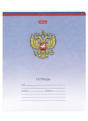 Тетрадь в клетку Hatber, "Триколор", 12 листов, в ассортименте