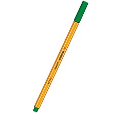 Капиллярная ручка зелёная 0,4 мм, Point, Stabilo