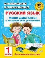 Русский язык. Мини-диктанты с разбором всех орфограмм. 1 класс