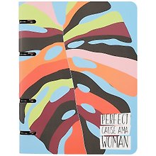 Тетрадь на кольцах «Abstract» 120 листов в клетку, А5, сменный блок - Be Smart