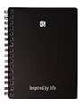 Записная книжка «PREMIUM. Black» А6, 80 листов в клетку, спираль, Listoff
