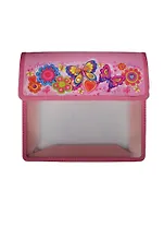 Папка для тетрадей А5 "БАБОЧКА" на липучке 23,6*20см, платсик, Феникс