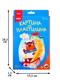 Набор для творчества LORI Картина из пластилина Мишка моряк Пз/Пл-011 - 1