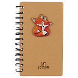 Записная книжка «My econote. Две лисички», 200 страниц