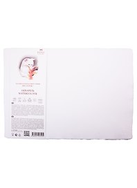 Бумага д/акварели белая, 21*30см, плотность 180г, 100% хлопок, 5листов